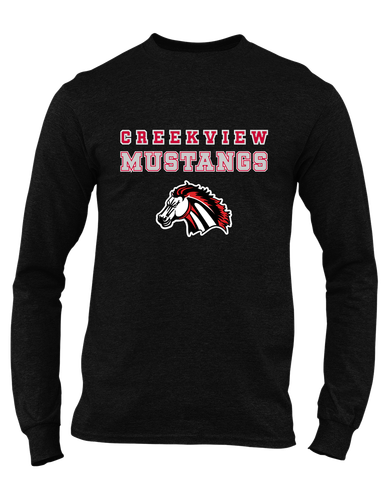 Creekview Mustangs Spirit Men's Premium LS T-Shirt