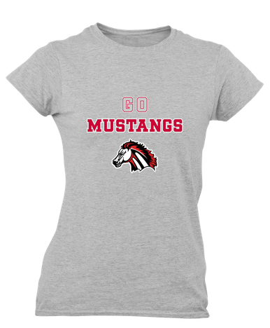Creekview Mustangs Go Team Women's Premium SS T-Shirt