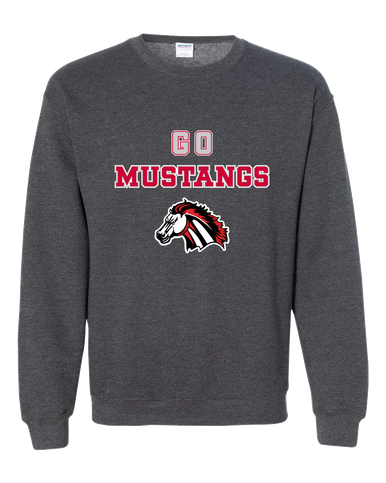 Creekview Mustangs Go Team Men's Sweatshirt