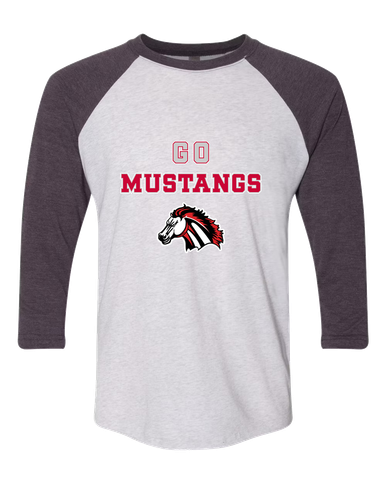 Creekview Mustangs Go Team Men's Baseball T-Shirt