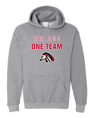 Creekview Mustangs We Are One Team Men's Hoodie