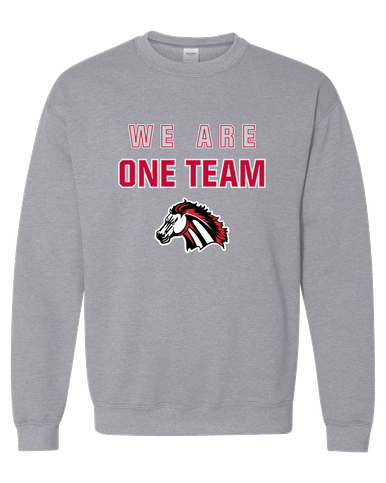 Creekview Mustangs We Are One Team Men's Sweatshirt