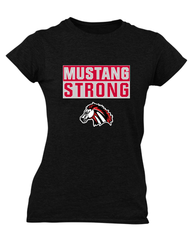 Creekview Mustangs Strong #1 Women's Premium SS T-Shirt