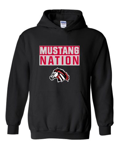 Creekview Mustangs Nation #1 Men's Hoodie