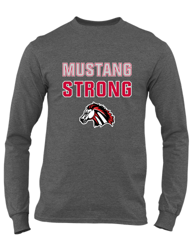 Creekview Mustangs Strong #2 Men's LS T-Shirt