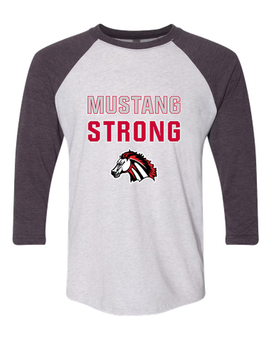 Creekview Mustangs Strong #2 Men's Baseball T-Shirt