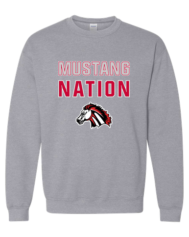 Creekview Mustangs Nation #2 Men's Sweatshirt