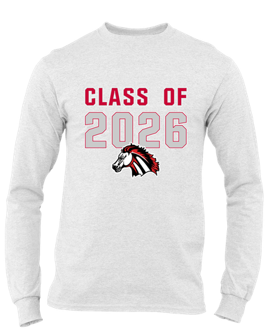 Creekview Mustangs Class of 2026 Men's Premium LS T-Shirt