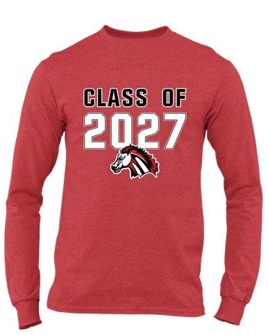 Creekview Mustangs Class of 2027 Men's LS T-Shirt