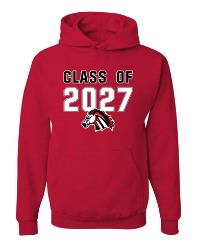 Creekview Mustangs Class of 2027 Men's Premium Hoodie