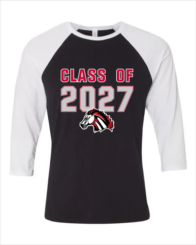 Creekview Mustangs Class of 2027 Women's Baseball T-Shirt