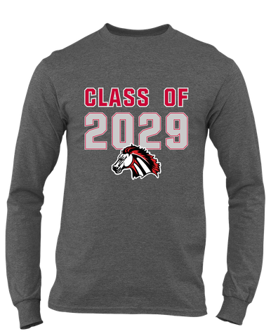 Creekview Mustangs Class of 2029 Men's Premium LS T-Shirt