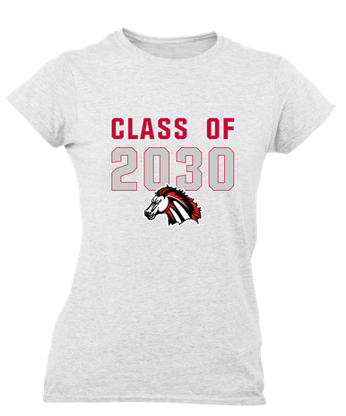 Creekview Mustangs Class of 2030 Women's Premium SS T-Shirt