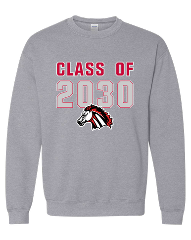 Creekview Mustangs Class of 2030 Men's Sweatshirt