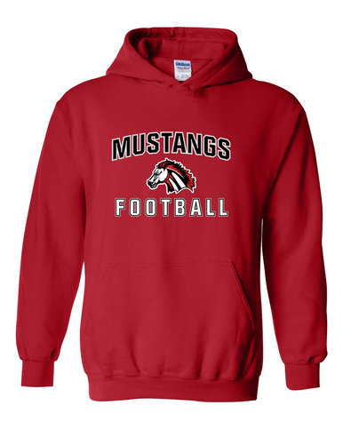Creekview Mustangs Football #1 Men's Hoodie