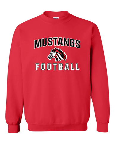 Creekview Mustangs Football #1 Men's Sweatshirt