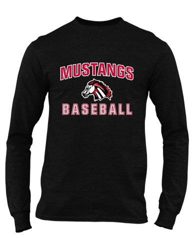 Creekview Mustangs Baseball #1 Men's Premium LS T-Shirt