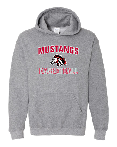 Creekview Mustangs Basketball #1 Men's Hoodie