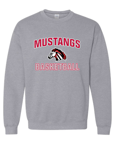 Creekview Mustangs Basketball #1 Men's Sweatshirt