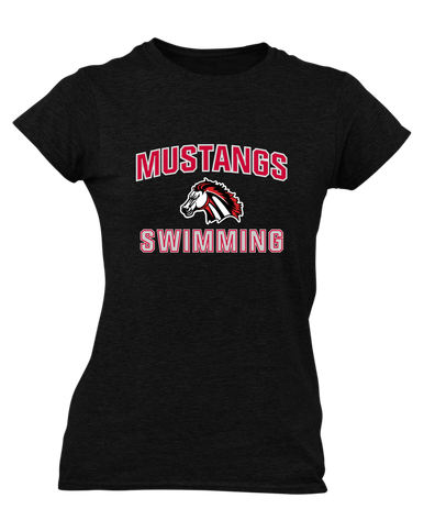 Creekview Mustangs Swimming Women's Premium SS T-Shirt
