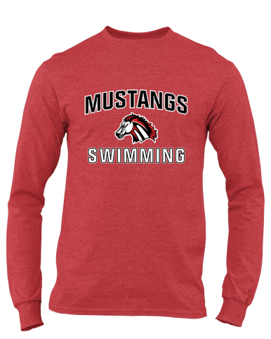 Creekview Mustangs Swimming Men's Premium LS T-Shirt