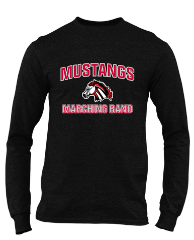 Creekview Mustangs Marching Band Men's LS T-Shirt