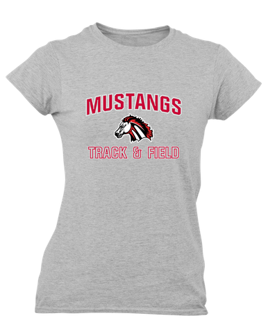 Creekview Mustangs Track & Field Women's Premium SS T-Shirt