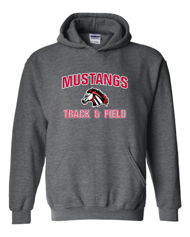 Creekview Mustangs Track & Field Men's Hoodie