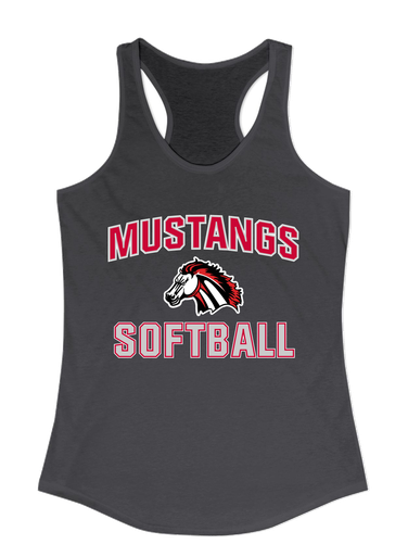 Creekview Mustangs Softball #1 Women's Tank Top