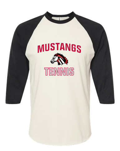 Creekview Mustangs Tennis Women's Baseball T-Shirt