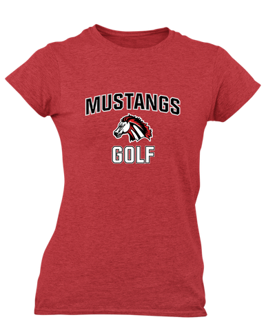 Creekview Mustangs Golf Women's Premium SS T-Shirt