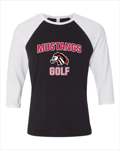 Creekview Mustangs Golf Men's Baseball T-Shirt
