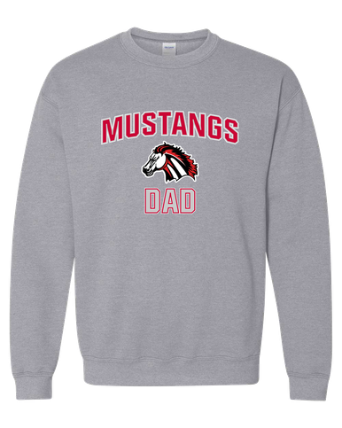 Creekview Mustangs Dad Men's Sweatshirt
