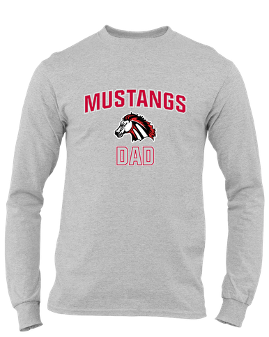Creekview Mustangs Dad Men's LS T-Shirt