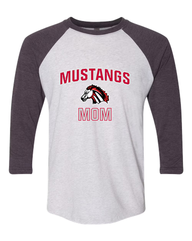 Creekview Mustangs Mom Women's Baseball T-Shirt