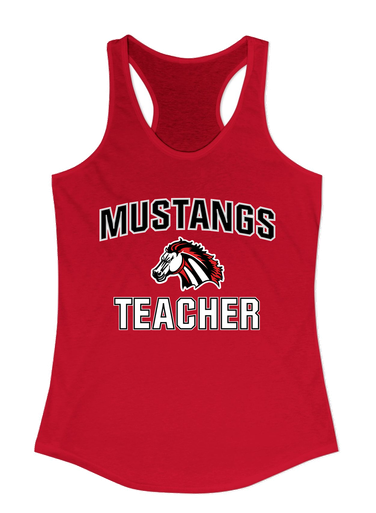 Creekview Mustangs Teacher Women's Tank Top