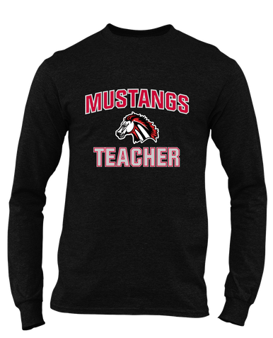 Creekview Mustangs Teacher Men's Premium LS T-Shirt