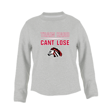 Creekview Mustangs Train Hard, Can't Lose Women's Sweatshirt