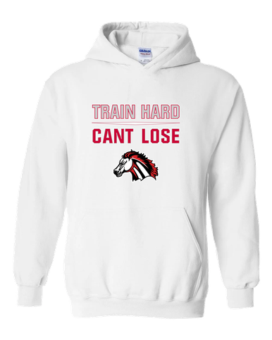 Creekview Mustangs Train Hard, Can't Lose Men's Hoodie