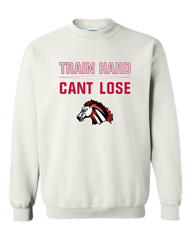 Creekview Mustangs Train Hard, Can't Lose Men's Sweatshirt