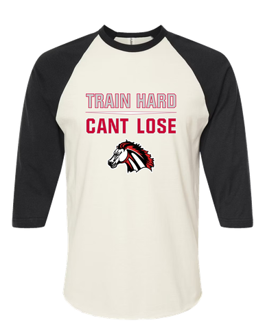 Creekview Mustangs Train Hard, Can't Lose Men's Baseball T-Shirt