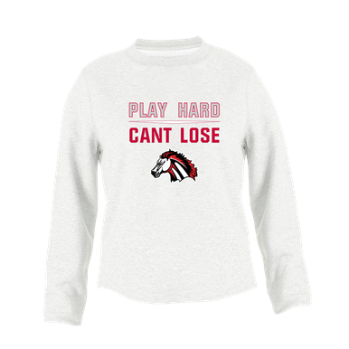 Creekview Mustangs Play Hard, Can't Lose Women's Sweatshirt