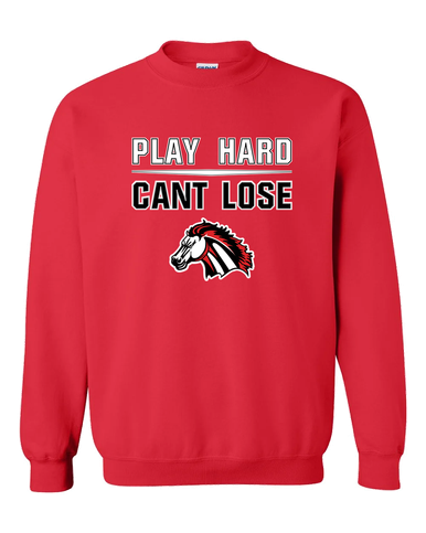 Creekview Mustangs Play Hard, Can't Lose Men's Sweatshirt