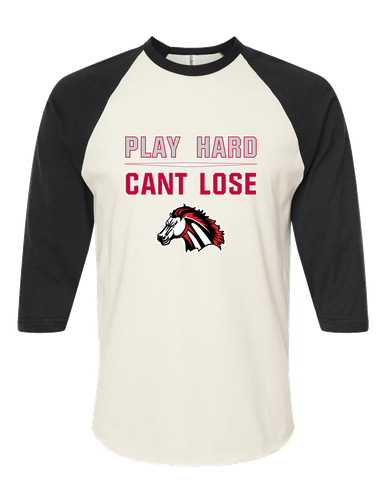 Creekview Mustangs Play Hard, Can't Lose Women's Baseball T-Shirt