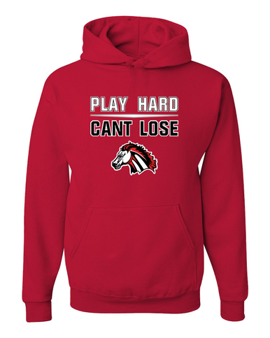 Creekview Mustangs Play Hard, Can't Lose Men's Premium Hoodie