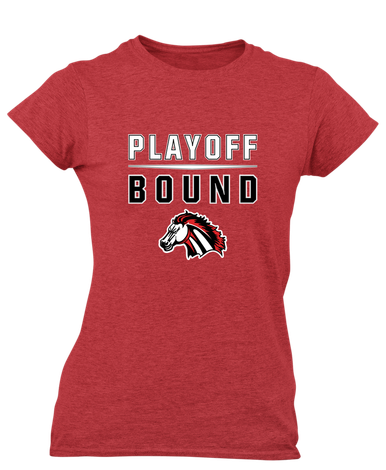 Creekview Mustangs Playoff Bound Women's SS T-Shirt