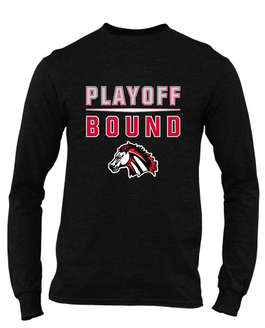 Creekview Mustangs Playoff Bound Men's LS T-Shirt