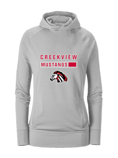 Creekview Mustangs Mascot #7 Women's Hoodie