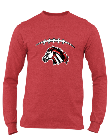 Creekview Mustangs Football #2 Men's Premium LS T-Shirt