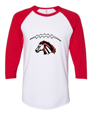 Creekview Mustangs Football #2 Men's Baseball T-Shirt